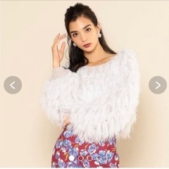 ロイヤルパーティー　フリンジニットの画像