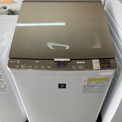 SHARP シャープ　ガラストップ プラズマクラスター搭載 8Kg　洗濯機  リサイクルショップ宮崎屋　住吉店　22.12.2 y