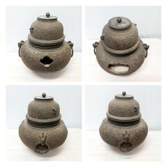 ☆T2300☆ 茶釜 　薄茶色　灰ありの画像
