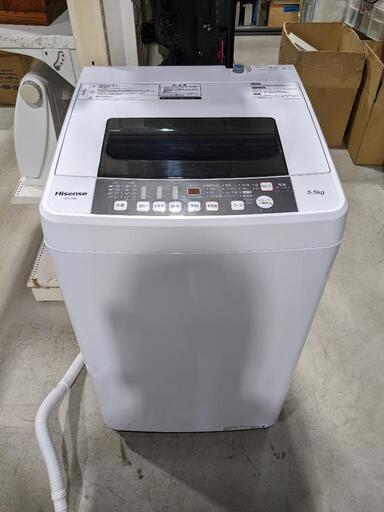Hisense 5.0kg全自動洗濯機　HW-E5502　2018年製