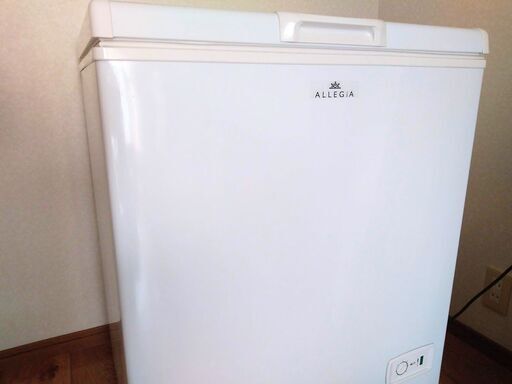 家庭用ノンフロン 省エネ 冷凍庫 大容量 147L  静音性 上開き
