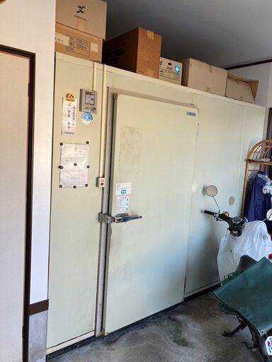 104★中古日軽プレハブ冷蔵庫RHSVQ扉立上　パナソニック室内機プレハブ冷却ユニット