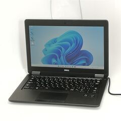 保証付 高速SSD Wi-Fi有 12.5型 ノートパソコン DELL E7250 中古良品 第5世代 Core i5 4GB 無線 Bluetooth カメラ Windows11 Office