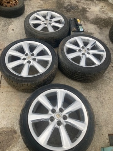 18クラウンアスリートホイルタイヤ無し