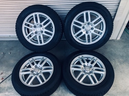 冬タイヤ 175/65R14 軽自動車用ホイール付きスタッドレス バリ山4本組