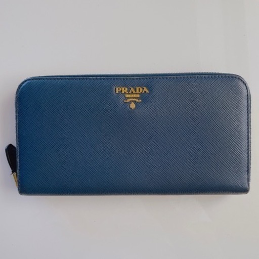 PRADA プラダ 長財布　ロゴ　サフィアーノ
