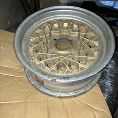 当時物　14インチホイール　４本セット　ゴールドメッシュ　旧車　ssr ボルク　当時物の画像