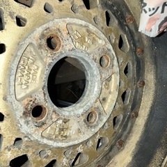 当時物　14インチホイール　４本セット　ゴールドメッシュ　旧車　ssr ボルク　当時物の画像