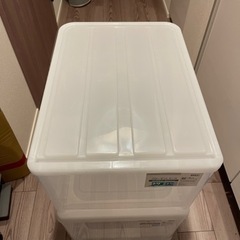 ニトリ　クロゼットケース　2点の画像