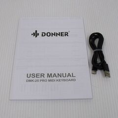DONNER USB MIDIキーボード 25鍵 DMK-25 PROの画像