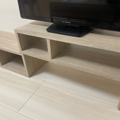 木製テレビ台の画像