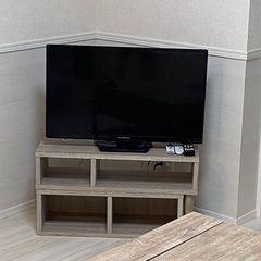 木製テレビ台の画像