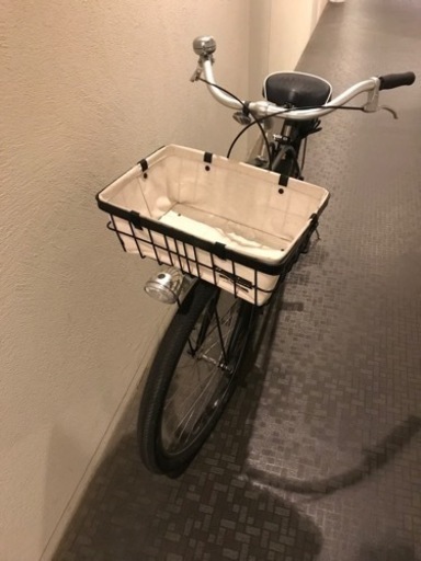 取引中‼️ 美品　自転車　タイヤ太め　26インチ　黒