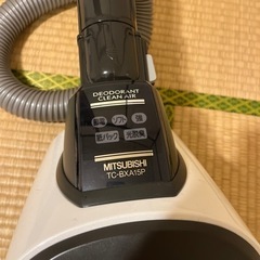三菱掃除機　ジャンク品　純正紙パック付きの画像