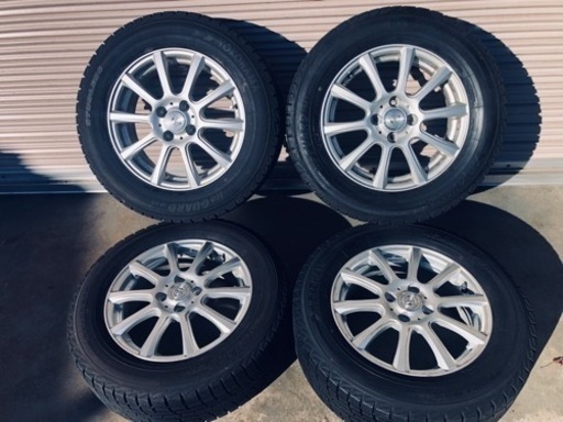冬タイヤ 195/65R15 カローラ等用アルミ付きスタッドレス バリ山4本組