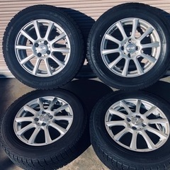 冬タイヤ 195/65R15 カローラ等用アルミ付きスタッドレス...