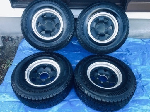 冬タイヤ 265/70R15 プロシード用アルミ付きスタッドレス 4本組