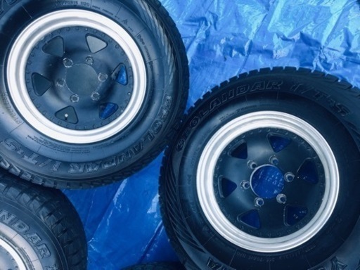 冬タイヤ 265/70R15 プロシード用アルミ付きスタッドレス 4本組