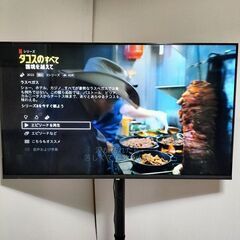 美品 ASTEX 4K/HDR対応 チューナーレス スマートテレビ 43インチ AX-MSK43 2022年製の画像