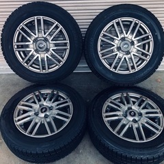 冬タイヤ 175/65R14軽自動車用アルミ付きスタッドレス バ...