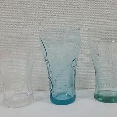 コカ・コーラのグラス3種セット