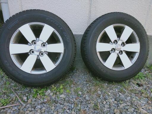 値下げしました！175/70R/14  冬タイヤ　アルミホイール付き　2本(その2)