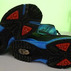 【お渡し先決定】子供用　瞬足(SYUNSOKU)　ウィンターブーツ　（24.0cm、ブルー）の画像