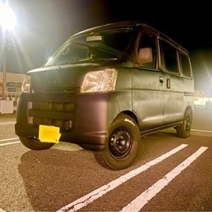 ハイゼットカーゴ　車検付き　マッドブラック