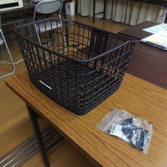 大容量・前かご・自転車・ＦＢ−０５７Ｋ・OGK・新品・こげ茶色・ブラウンの画像