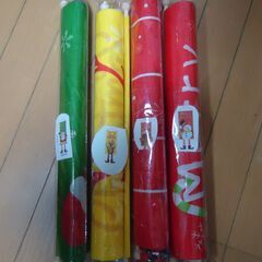 セットにして値下げしました　クリスマス用タペストリー　4種類　4...