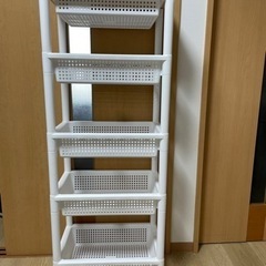 (12/11まで！！)早いもの勝ち！引き出し付き4段ラック　極美品
