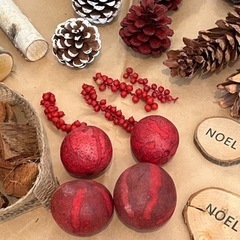 クリスマス　リース　素材の画像