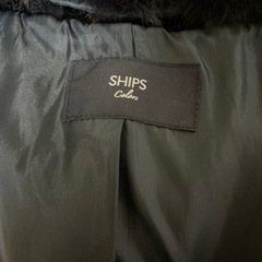 SHIPS ネイビー ダッフル コート ロング レディース アウター