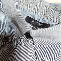 Michel Klein 　ストレッチ半袖シャツ　