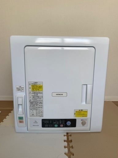衣類乾燥機 6kg 日立 2019年製 専用スタンド付き