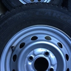 【中古_スタッドレスタイヤ】GOODYEAR/145R12ホイル付き４本セットの画像