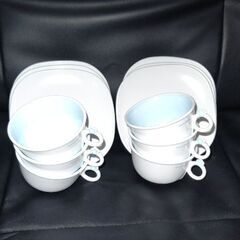 【新品未使用 6客セット 】COURRÈGES × Noritake コラボレーション カップ&ソーサーの画像