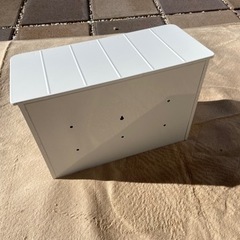 （お渡し決定）白いポストの画像