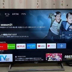 SONY BRAVIA KJｰ43X8000E 2018年製