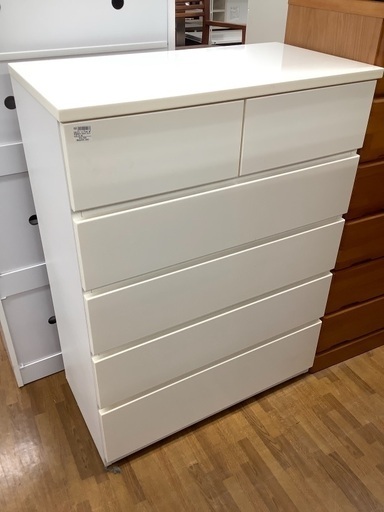 ニトリ ホワイトチェスト‼︎ ワンルームにもぴったりの大人可愛いホワイトシャビーコンパクト