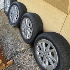 【値下げしました】TOYOTA純正ホイール。ブリヂストン　スタッ...