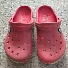 crocs サンダル 18cmの画像