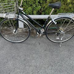 リサイクルショップどりーむ鹿大前店　No５４８　エコNo１５２３６X　自転車　27インチ　ギア切替付き♪　オートライト付き♪　
