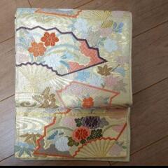 お得！！　￥300000→￥8000 帯　扇子　紅葉