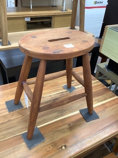 スツール　old maison ダークブラウン