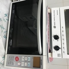 決まりました】キッチン家電4点セット(電子レンジ、トースター、炊飯器、食器乾燥機)の画像