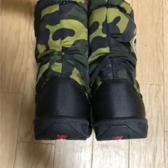 VANS バンズ スノーブーツ 迷彩 17cm の画像