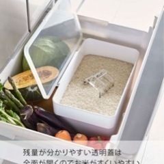 新品未使用　タワーtower 米びつの画像