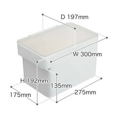 新品未使用　タワーtower 米びつの画像