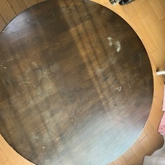 丸型折脚座卓の画像